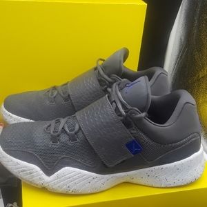 Grey and white Jordan's